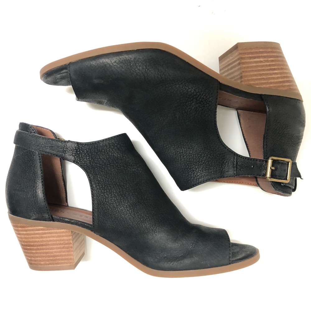 Lucky Brand Black Ankle Booties
